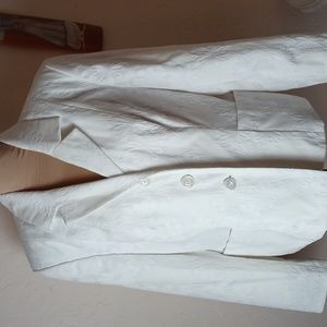 Sag Harbor Brocade Fabric Blazer